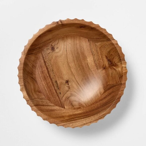 Threshold Studio McGee‎ Acacia Wood Bowl  - Target - Picture 4 of 4